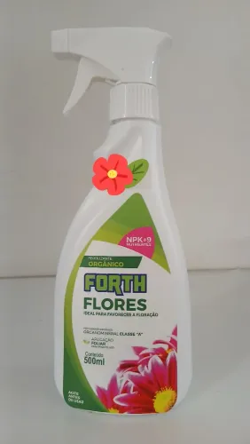 Forth Flores fertilizante organomineral líquido para plantas em vasos ou jardins