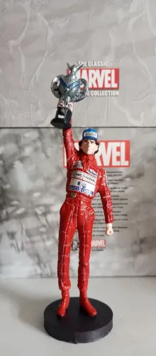Miniatura Ayrton Senna Chumbo 