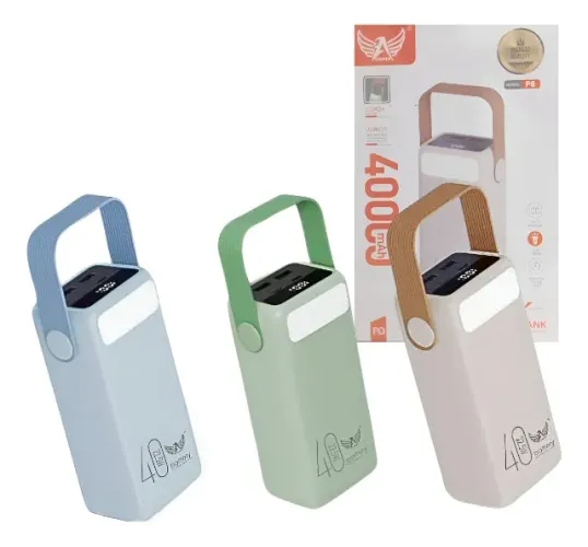 Power Bank 40000mah Altomex P8 - Tela Digital & Luz Led Única