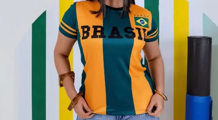 Blusa feminina do Brasil 