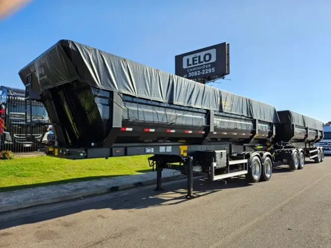 Rodocaçamba Librelato Ano 2023 35m³ Dolly Rebaixado Sem pneus Lona Facil a Pronta Entrega