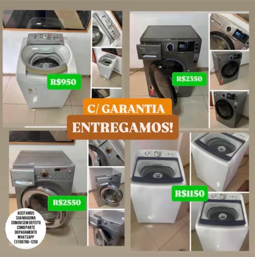 Máquina de Lavar e Lava e Seca c/ GARANTIA ENTREGAMOS