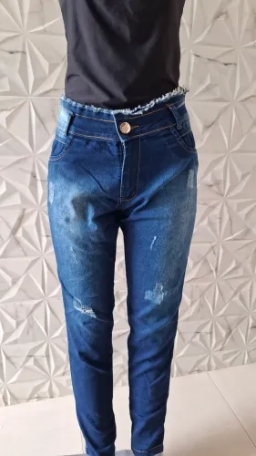 Calça jeans escuro 38/40 feminina