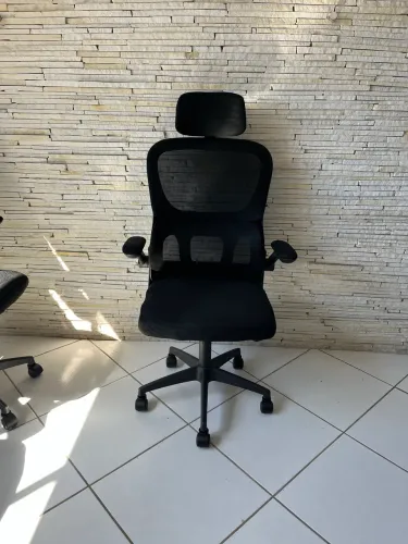Cadeira Ergonômica Mesh com Apoio de Cabeça | Regulagens e Máximo Conforto