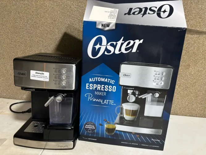 Cafeteira Espresso Oster PrimaLatte Inox 110v
