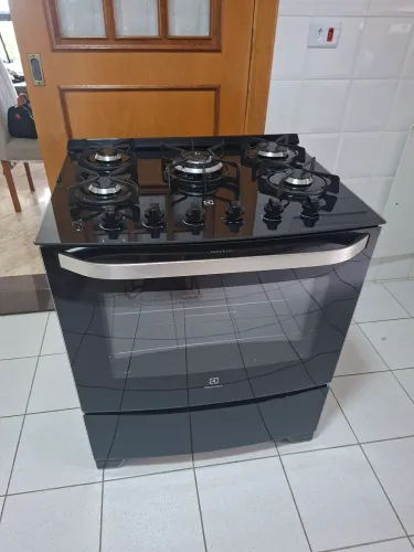 Fogão Electrolux 5 Bocas 76GS - Mesa de Vidro - Ótimo Estado