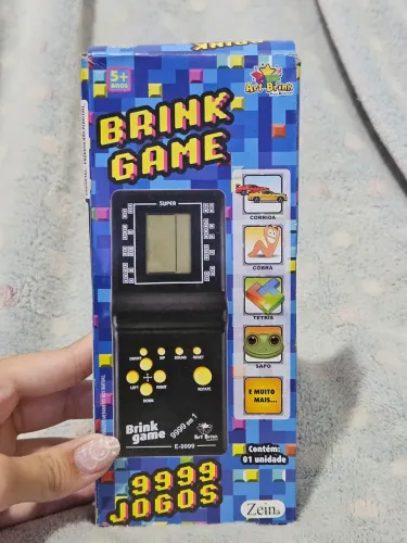 Mini Game Portátil Brink Games Retro 9999 Jogos - Mini Game Infantil 