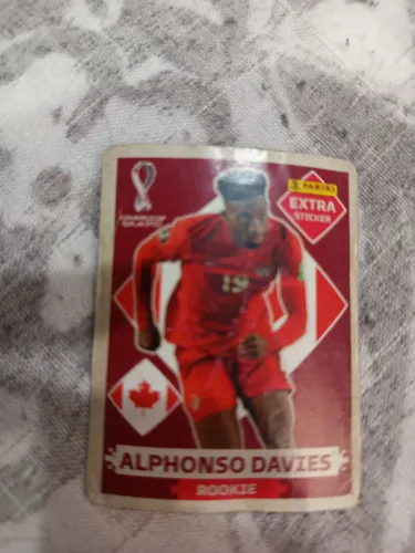 Figurinha extra sticker do Alfonso Davies