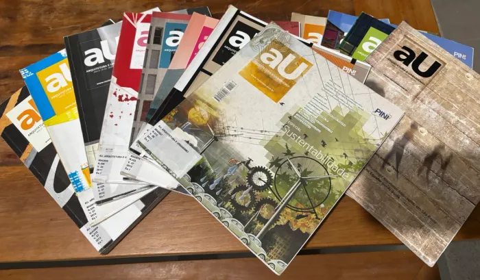 Coleção de revistas AU ( Arquitetura e Urbanismo ) 17 unidades 