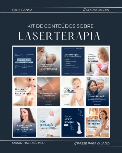 Artes prontas de Laserterapia 