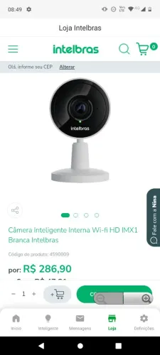 Câmeras Intelbras 50% off