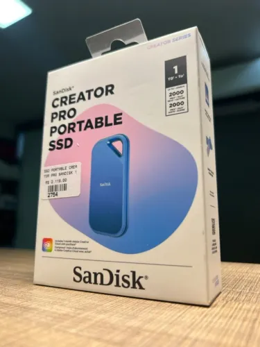 SSD SanDisk Creator Pro 1TB Portátil