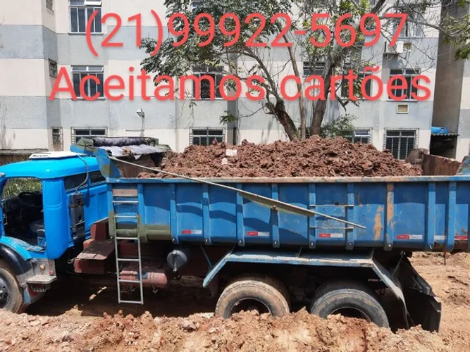 Aterro, areia,pedra e demolição