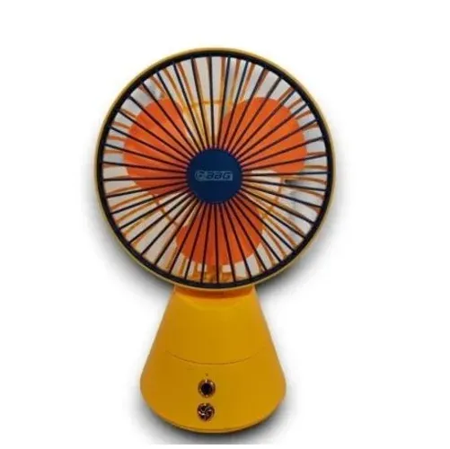 Ventilador Portátil Giratório 3 Velocidades com Led