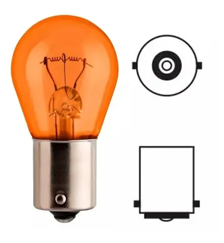 Lampada Pisca Seta 1 Polo Halogena Amarela