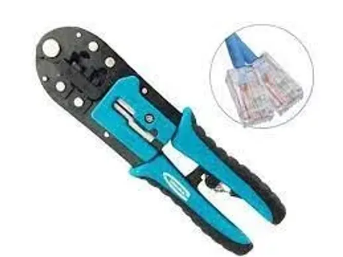 Alicate Crimpador para Cabos RJ45 RJ11 e RJ12 - Gross-1771955