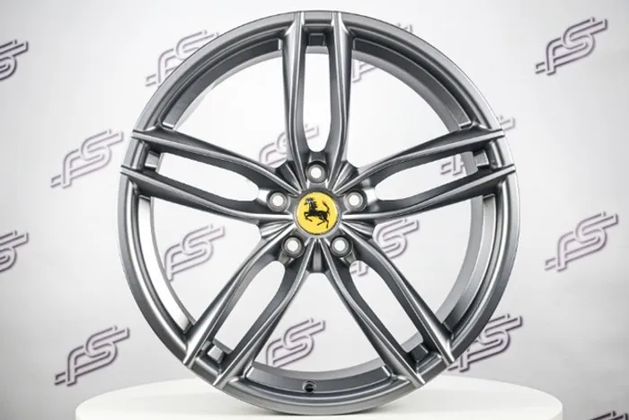 Jogo De Rodas Ferrari Grafite Fosco 5x114 - 20x9 e 20x11