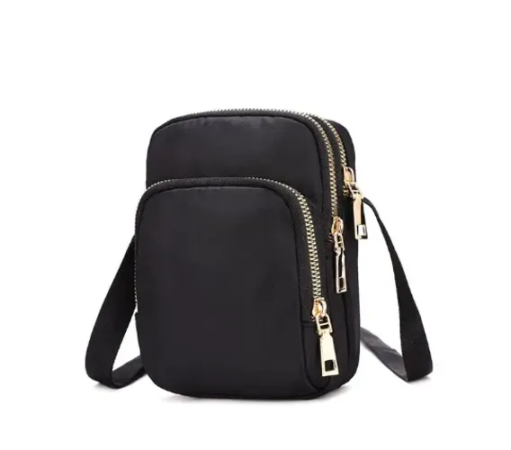 bolsa feminina de ombro impermeável com zíper bolsa ideal para caminhadas e esportes livre