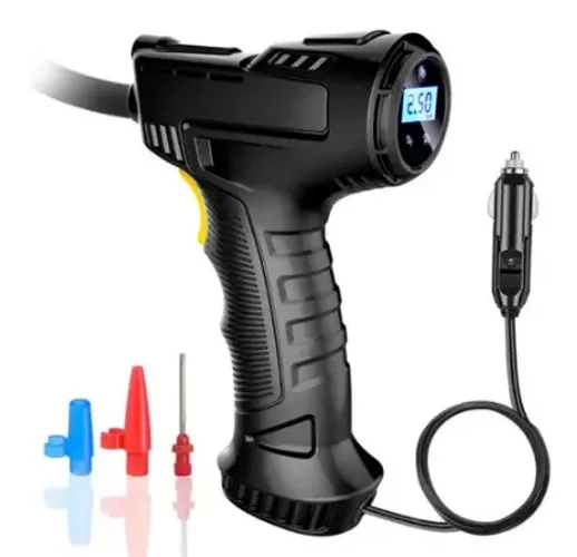 Calibrador Inflador Compressor Ar Portatil 120w 12v Pneu Bicicleta Carro Moto Bike z754