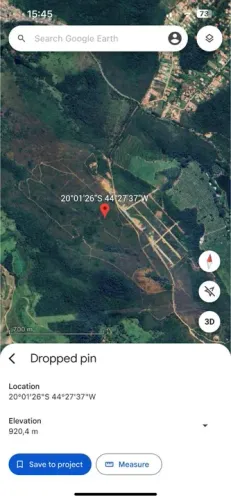 Terreno com 20 mil metros Em Mateus Leme 