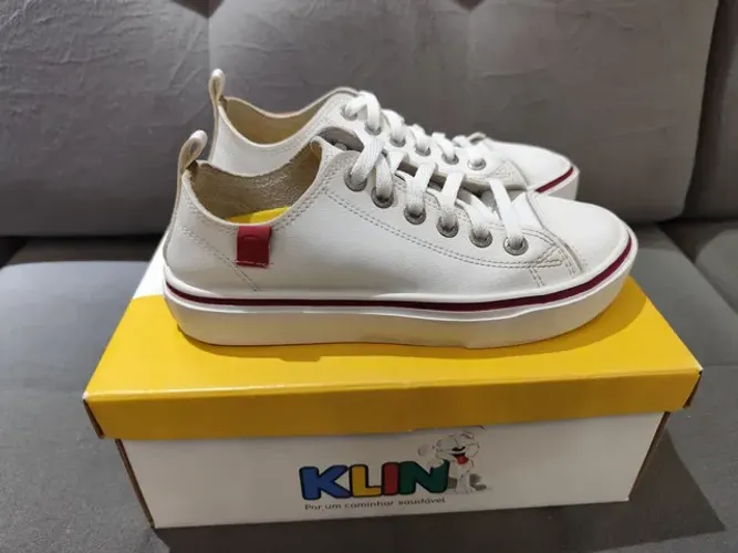 TÊNIS INFANTIL KLIN FREESTYLE KIDS - BRANCO - 31