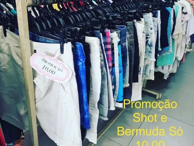 Lote com 10 peças Shorts , Bermuda e camisa Polo (leia a descrição )