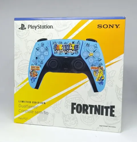 Em estoque Playstation 5 DualSense Fortnite - Edição Limitada