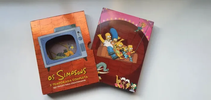 Item de colecionador!! Muito barato! DVD's dos Simpsons - 5ª Temporada
