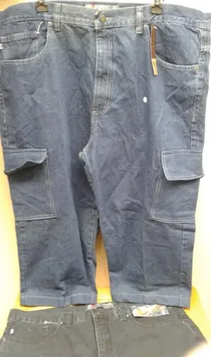 Calça Jeans R7 Azul Tamanho 54  - Plus Size