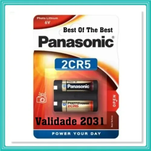 Bateria De Lítio Panasonic 2cr5 6v Validade 2031