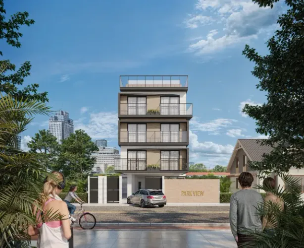 Flats em frente ao Parque Parahyba 4, próximo ao Parahyba Mall