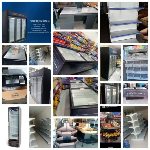 Equipamentos para mercadinho