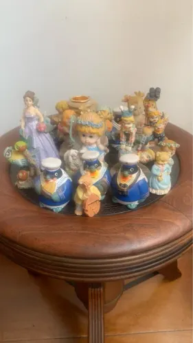 Conjunto para Decoração feitos de resina.