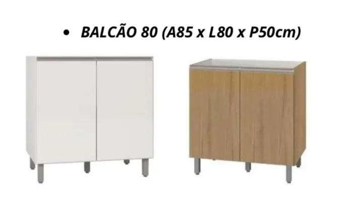 BALCÃO 2 PORTAS NOVO R$ 340,00
