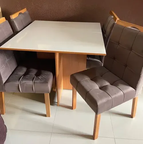 Mesa de Jantar com 4 Cadeiras Sophia tt76