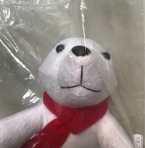 Urso cachecol coca cola 