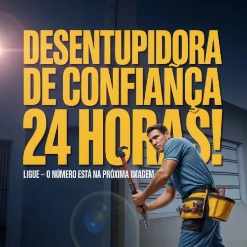 Desentupidora - Profissionais de confiança e alta experiência