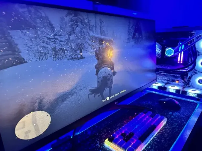 Monitor gamer LG 34 polegadas - Ultra wide - zero - impecável