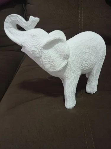 Elefante estátua gesso grande