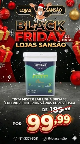 Tinta Acrilica Fosca 18 LT Exterior Inteior  18 LT Lata