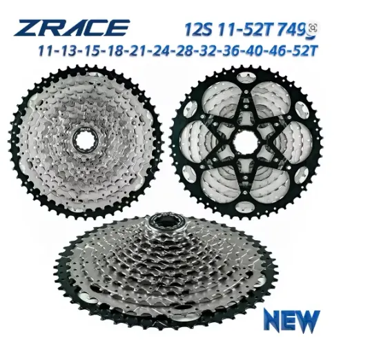 Cassete Bike Zrace 12v 11-52 Dentes K7 Padrão Shimano Hg