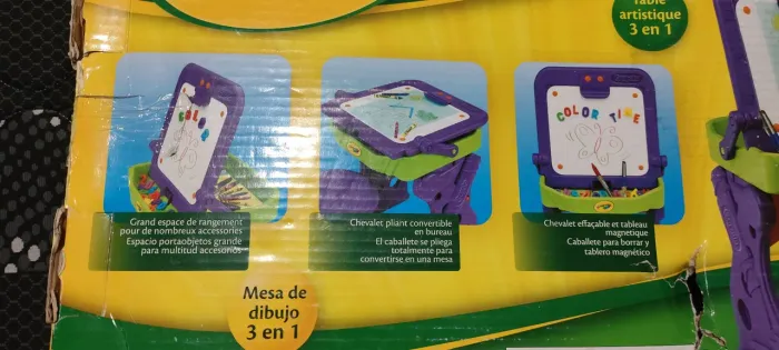Mesa de Desenho 3 em 1 Infantil - Crayola