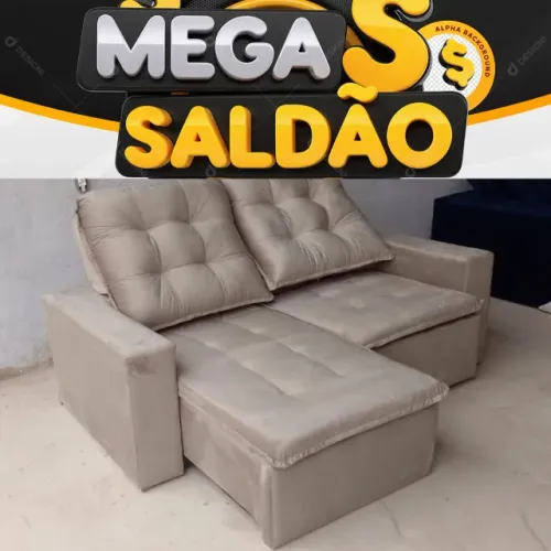 Sofa Retratil Monte Carlo Promoção