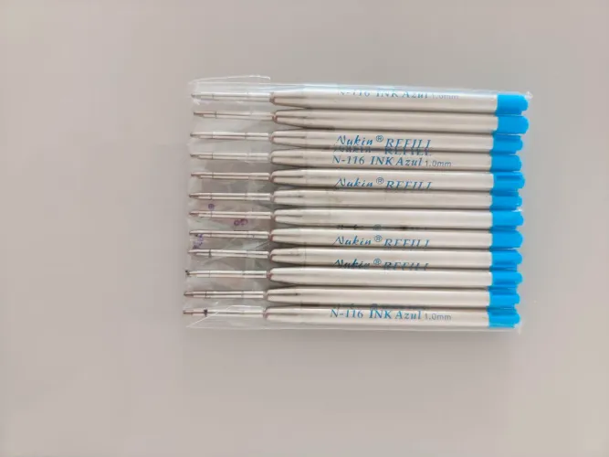 Refil caneta Nukin N-116 nukin (tipo Parker) AZUL 1.0mm