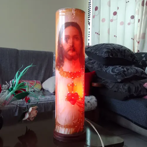 Abajur do sagrado coração de Jesus 