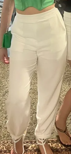 Calça branca le salis