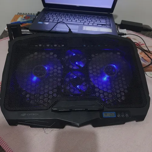 Suporte para notebook com cooler