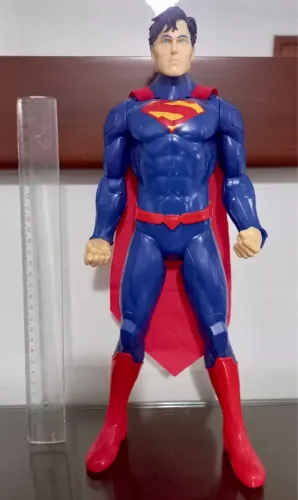 Boneco Superman Articulado 35cm Com Som Liga Da Justiça - Dc