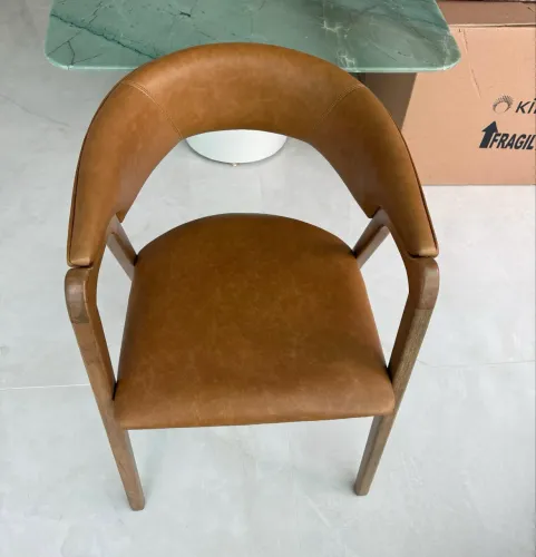 Cadeira couro italiano original