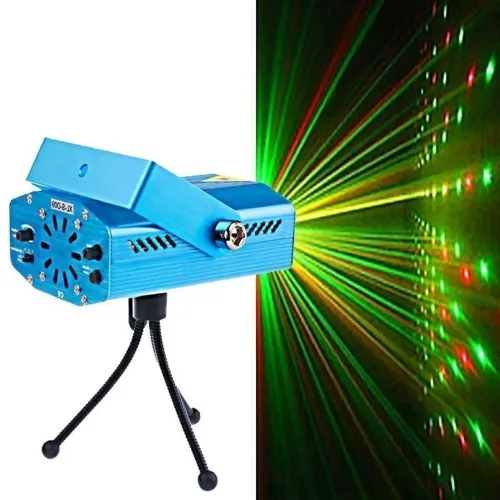 Mini Laser Iluminação p/ Festa Luz verde e vermelho